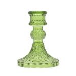 Kerzenhalter Set Glas Grün