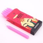 Manifest Magic Candles Pack of 12 Pink Goddess – Spirituelle Ritualkerzen Set für Manifestation & Energie, 16x7.5x2.5 cm
