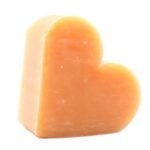 Gästeseife Herz Orange Ingwer 20g – Dekorative Seife für Gäste mit warm-frischem Duft