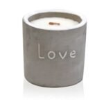 Beton Duftkerze Love Purple Fig
