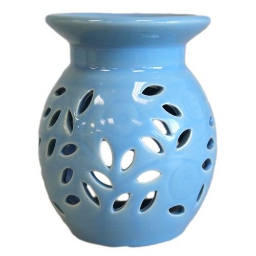 bG9jYWw6Ly9tZWRpYS9IUS80RC82MFIzMEMxRzZDUzM0REhRL2FkZDE0ZmFjLmpwZWc.jpg Floral Oil Burner - Blue