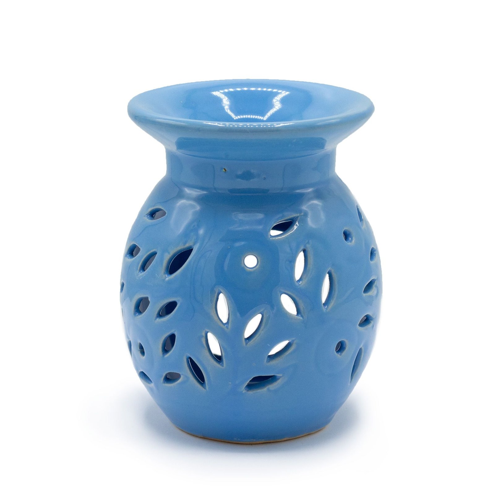 bG9jYWw6Ly9tZWRpYS9IUi80RC82MFIzMEMxRzZDUzM0REhSLzZjODBhZjJiLmpwZWc.jpg Floral Oil Burner - Blue