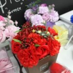 Soap Flower Bouqet - Pink Rose & Carnation