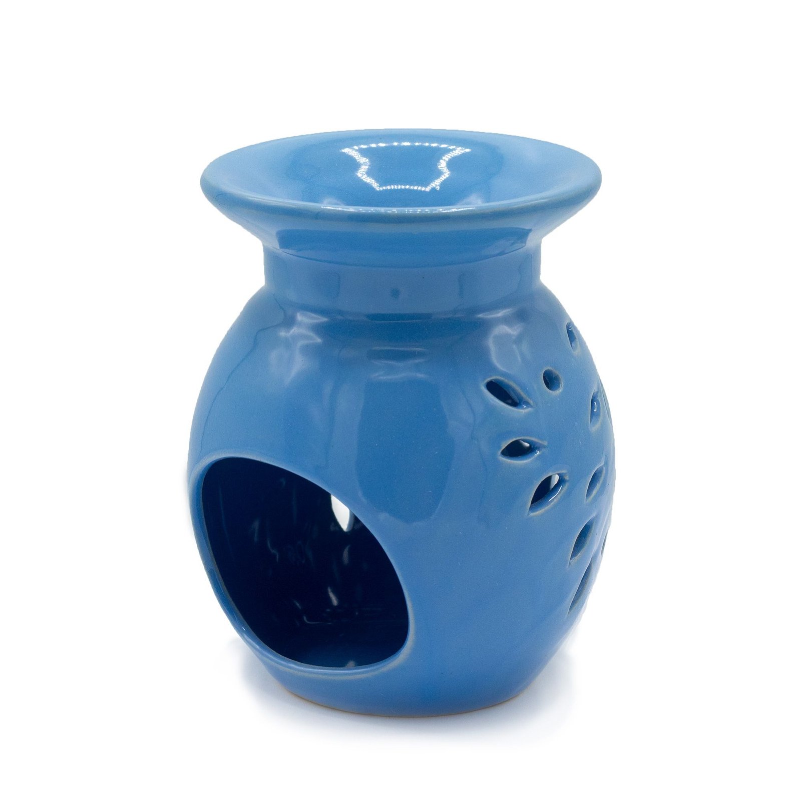 bG9jYWw6Ly9tZWRpYS9IUy80RC82MFIzMEMxRzZDUzM0REhTLzg2MjNkMDU3LmpwZWc.jpg Floral Oil Burner - Blue