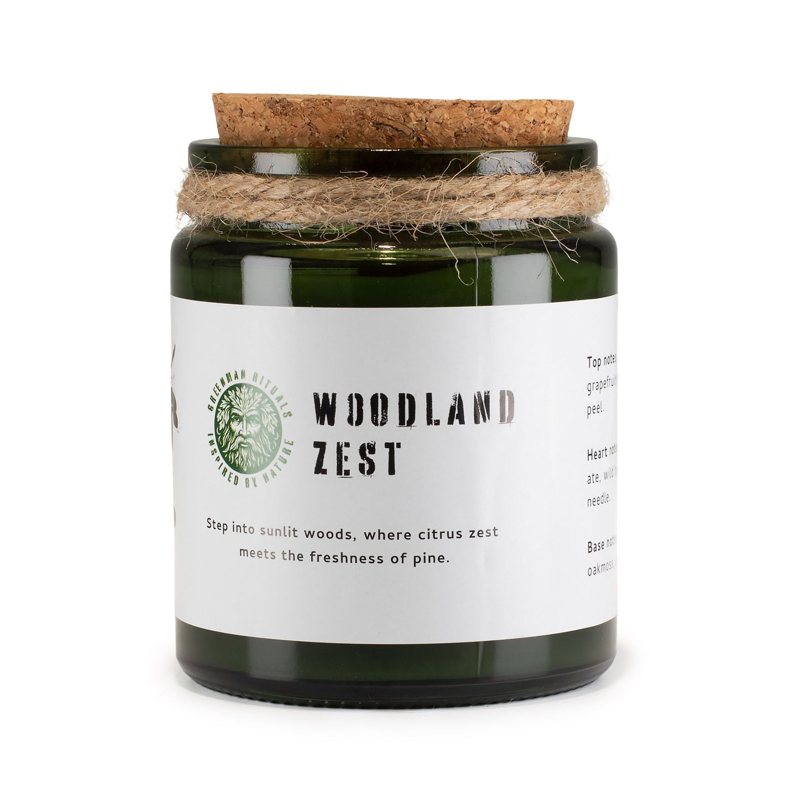Sojawachs Duftkerze Woodland Zest