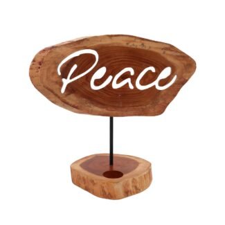 Kerzenhalter Holz Peace
