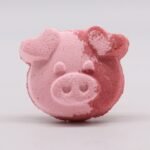 Pig Bathbomb 70g - Vanilla Cupcake