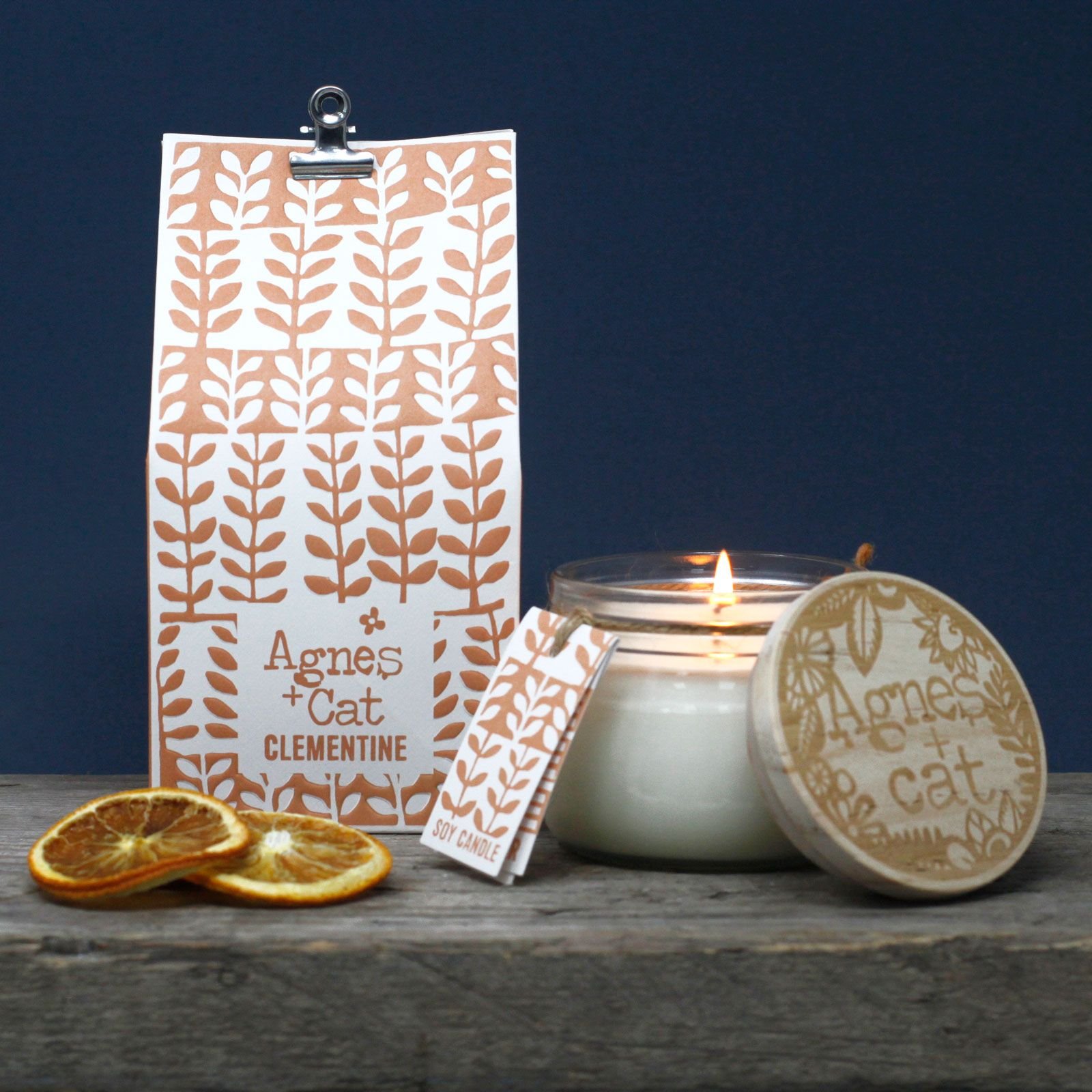 Sojawachs Kerze White Fig – Duftkerze im Glas mit Deckel, 180 ml, 30–35 Stunden Brenndauer