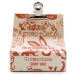 Clementine Festes Shampoo 70g Fruchtiger Zitrus Duft Weizenkeimöl Natürliche Haarpflege Wellness