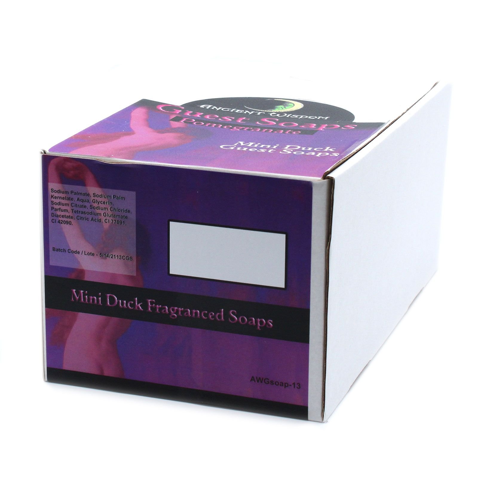 Purple Duck Gästeseife Granatapfel 20g – Dekorative Entenform Seife mit fruchtigem Duft
