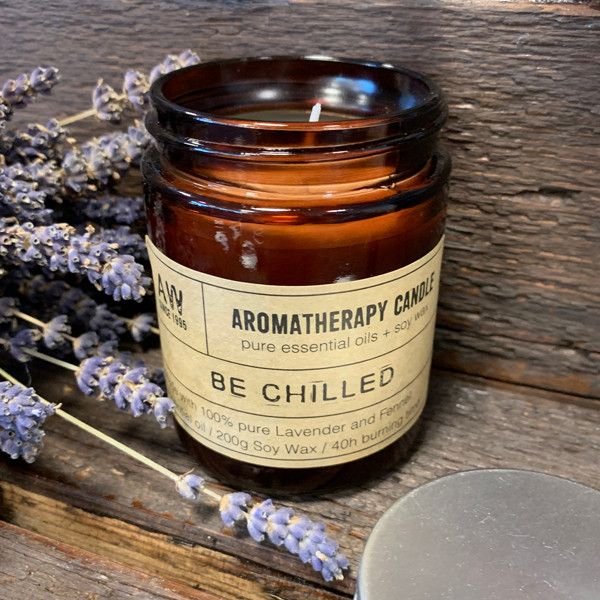 Aromatherapy Sojawachs Duftkerze Lavendel