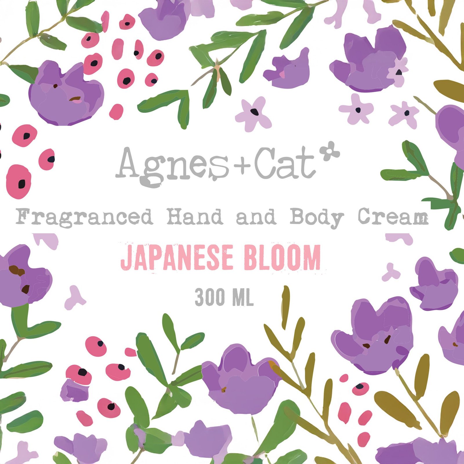 Hand- und Körpercreme Japanese Bloom 300ml luxuriöse intensive Pflege