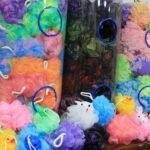 Pretty Variegated Scrunchies 4 asst (display tube) - 40gm