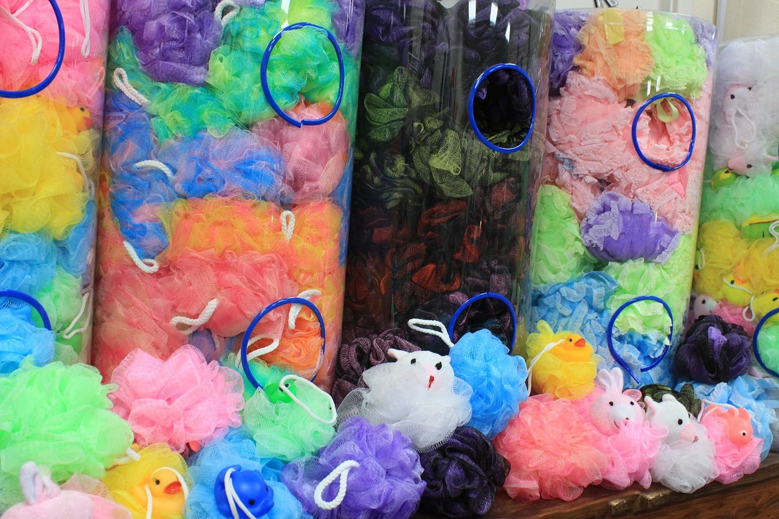Pretty Variegated Scrunchies 4 asst (display tube) - 40gm