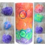 Pretty Variegated Scrunchies 4 asst (display tube) - 40gm